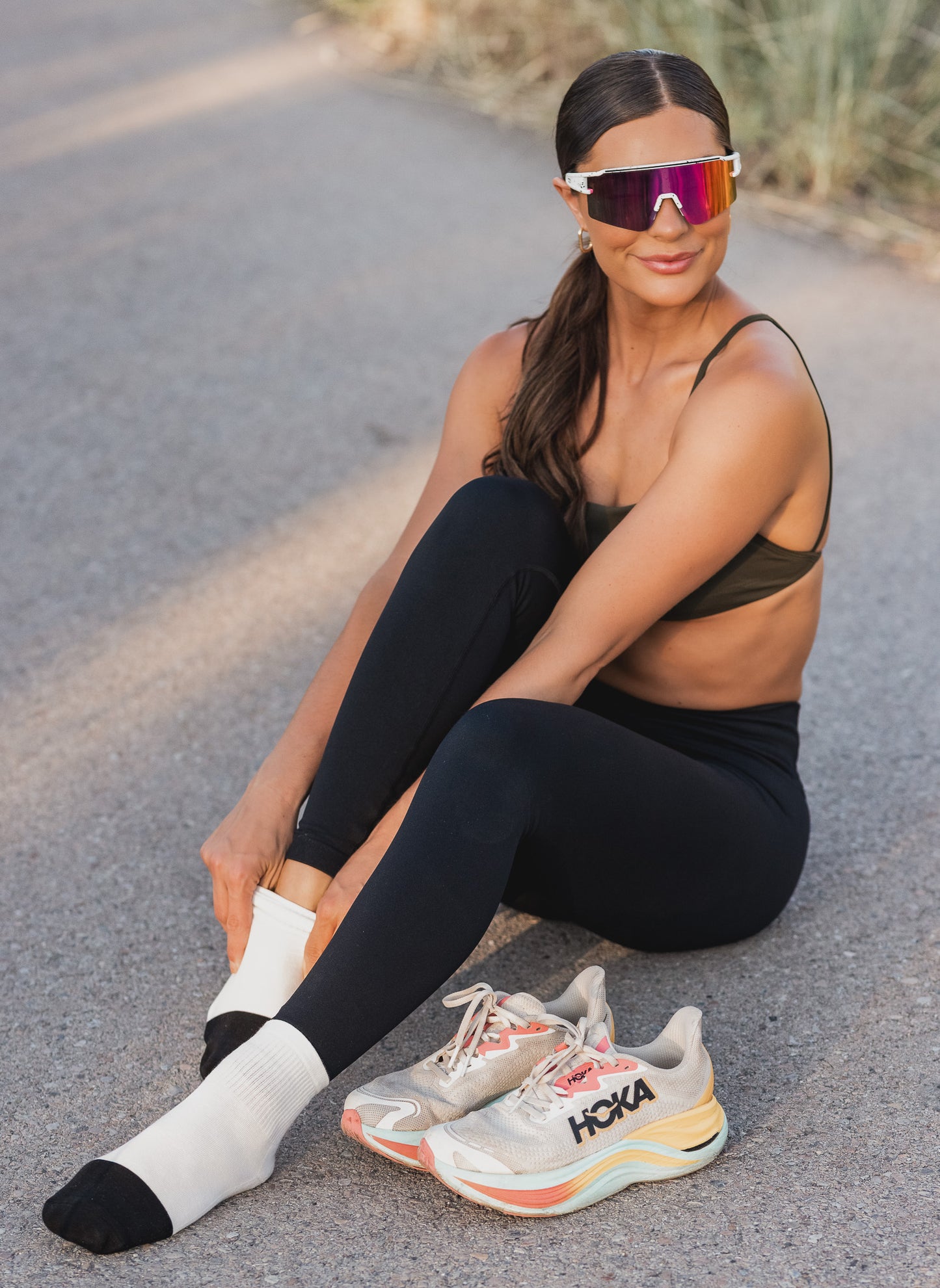 Pilates, Running, Hiking & Yoga Grip Socks with Silicon Squish